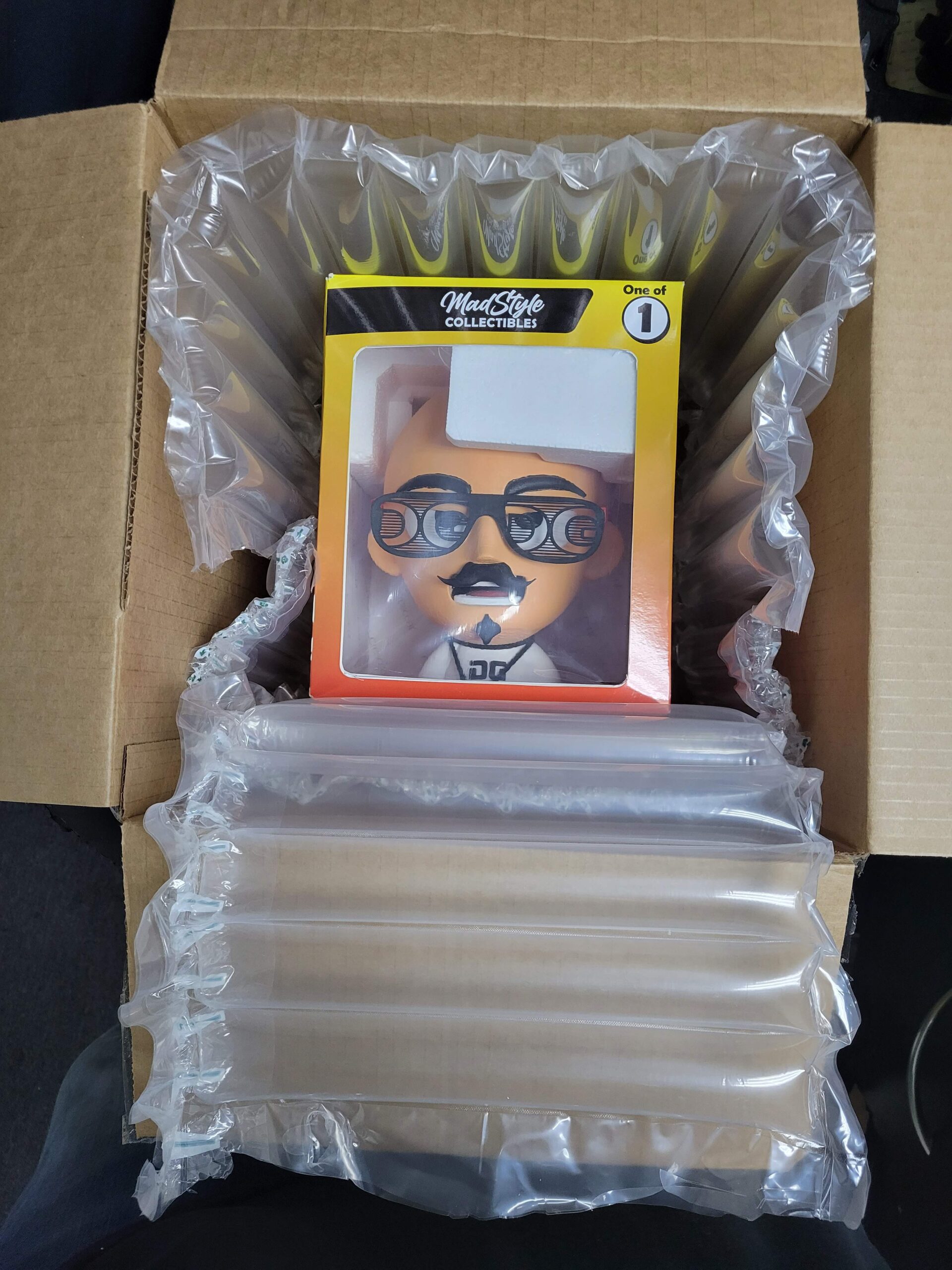 Boxed Potato Head in shipping